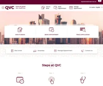 Qatarvisacenter.com(Qatar Visa Center) Screenshot