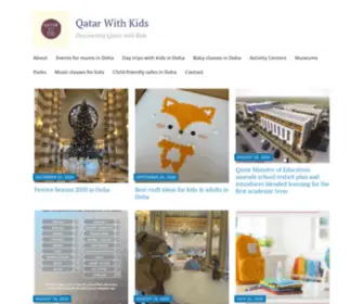 Qatarwithkids.com(Discovering Qatar with Kids) Screenshot