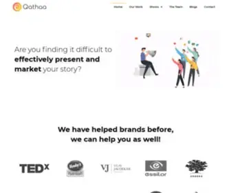 Qathaa.com(A Digital Marketing & Growth Agency) Screenshot