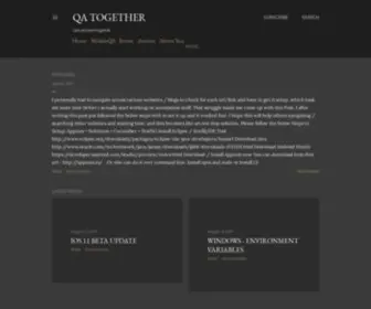 Qatogether.com(QA Together) Screenshot