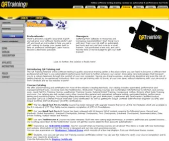 Qatraining.net(QA Training Network) Screenshot