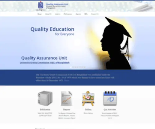 Qau.gov.bd(Qau) Screenshot