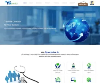 Qaurusinfotech.com(Qaurusinfotech) Screenshot