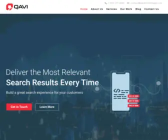 Qavi.tech(Elastic Stack Implementation & Consultancy Services) Screenshot