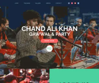 Qawwaligroup.com(Chand Ali Khan Qawwal & Party) Screenshot