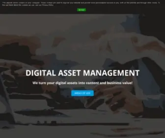 Qbankdam.com(Digital Asset Management by QBank DAM) Screenshot