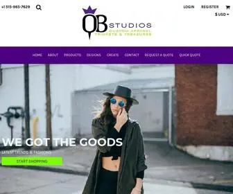 Qbcampus.com(Home QB Studios Custom Apparel) Screenshot