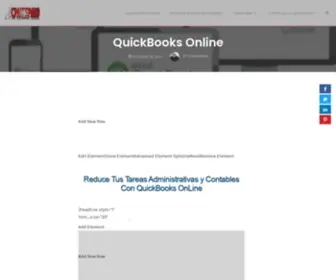 Qbcenter.com(Centro para Aprender QuickBooks OnLine) Screenshot
