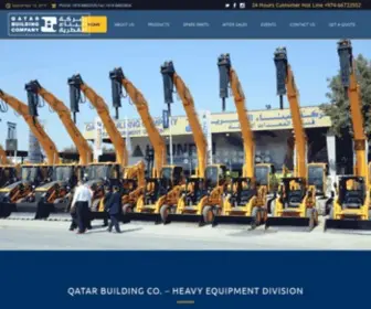 QBched.com(Qatar Building Company) Screenshot