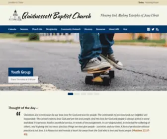 QBchurch.org(Quidnessett Baptist Church) Screenshot