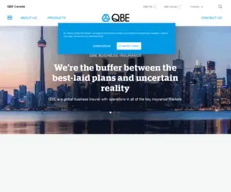 Qbecanada.com(QBE Canada) Screenshot