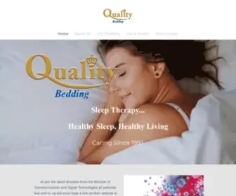 Qbedding.co.za(Qbedding) Screenshot