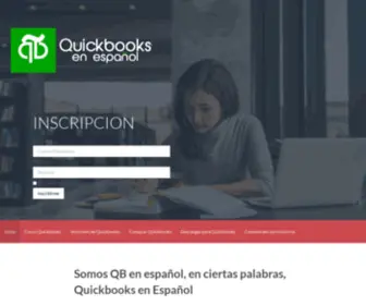 Qbenespanol.com(Quickbooks en Español) Screenshot