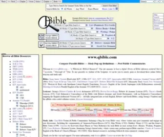 Qbible.com(Read parallel bibles online) Screenshot