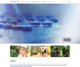 Qbiotics.com(Naturally Inspired) Screenshot