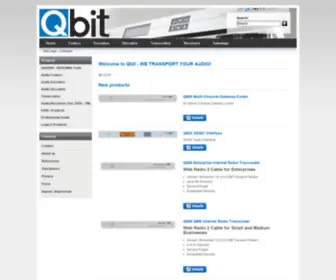 Qbit.de(WE TRANSPORT YOUR AUDIO) Screenshot