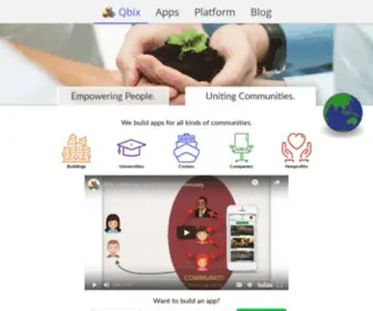 Qbix.com(Communities) Screenshot