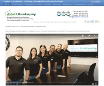 Qbkaccounting.com(Private QuickBooks Training/Consulting & Live QuickBooks & Bookkeeping courses in Doral) Screenshot
