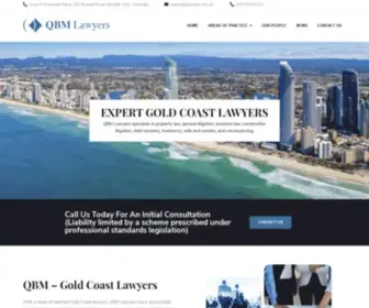 QBmlawyers.com.au(Gold Coast Lawyers) Screenshot