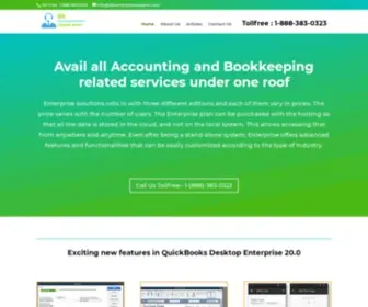 Qbsenterprisesupport.com(Bookkeeping and Accounting Solutions for Small Businesses) Screenshot