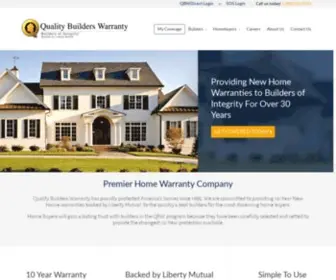 QBWC.com(Quality Builders Warranty Corporation) Screenshot