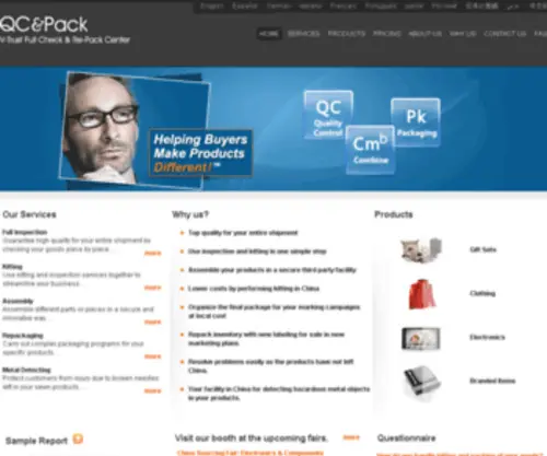 Qcandpack.com(QC&Pack) Screenshot