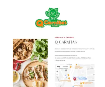 Qcarnitas.mx(Q Carnitas) Screenshot