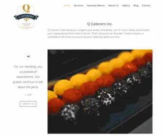 Qcaterers.com(Q Caterers) Screenshot