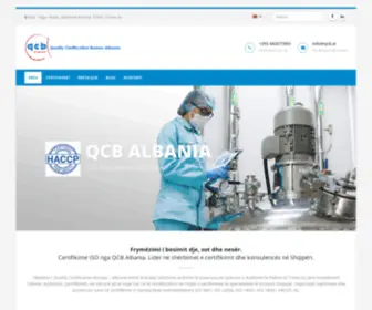 QCB.al(Certifikime ISO nga Quality Certification Bureau) Screenshot