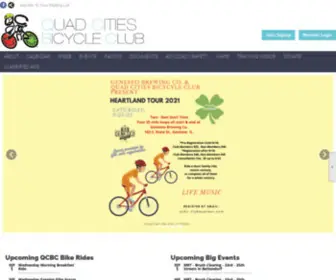 QCBC.org(Quad Cities Bike Club) Screenshot