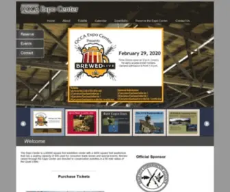 Qccaexpocenter.com(QCCA Expo Center Rock Island Illinois) Screenshot