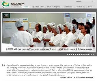 QCDSM.com(QCDSM Lean Business Experts) Screenshot