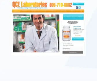 Qcelaboratories.com(Qce labs) Screenshot