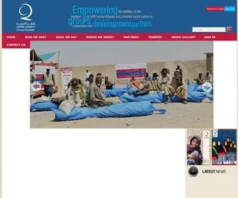 Qcharity.org.pk(Qatar Charity) Screenshot