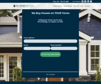 Qchomebuyers.com(QC Home Buyers) Screenshot