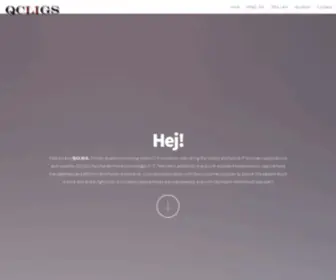 Qcligs.com(Consulting in Sweden) Screenshot