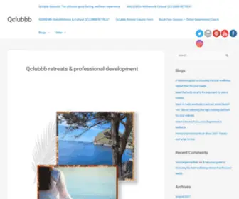 Qclubbb.com(Qclubbb retreats & professional development) Screenshot