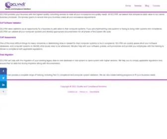 QCLYNX.com(Quality and Compliance Solutions) Screenshot