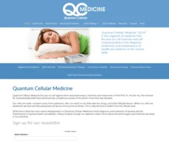 Qcmedicine.com(Quantum Cellular Medicine) Screenshot