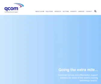 Qcom.co.uk(Qcom Outsourcing) Screenshot