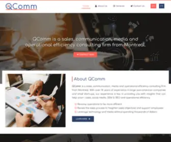 Qcomm.ca(QComm) Screenshot