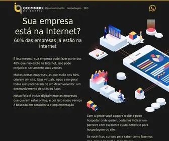 Qcommerx.com.br(Desenvolvimento de sites e appQCommerx) Screenshot