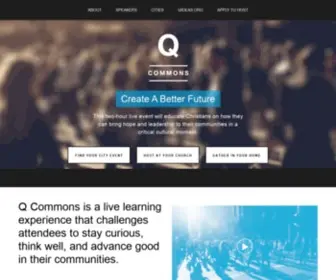 Qcommons.com(Q Commons) Screenshot