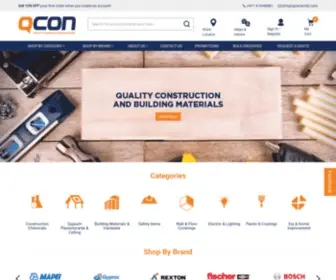 Qcon-ME.com(Construction Building Material Suppliers in Dubai) Screenshot