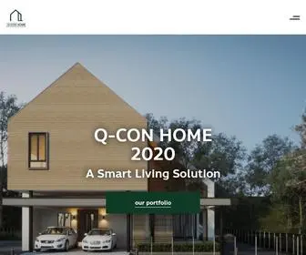 Qconhome.com(Q-Con Home Smart Hospitality Design Builder) Screenshot