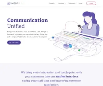 Qcontact.com(CRM & Communication Unified) Screenshot