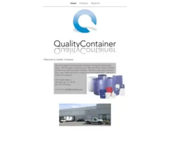 Qcontainer.com(Quality Container) Screenshot
