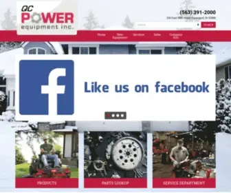 Qcpowerequip.com(Home QC Power Equipment Davenport) Screenshot