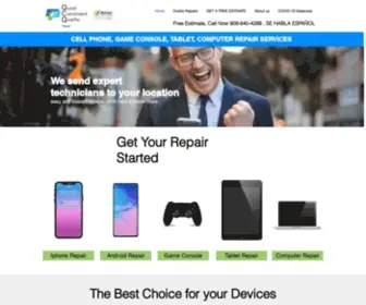 QCqrepair.com(Cell phone repair) Screenshot