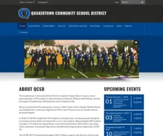 QCSD.org(Quakertown Community School District) Screenshot